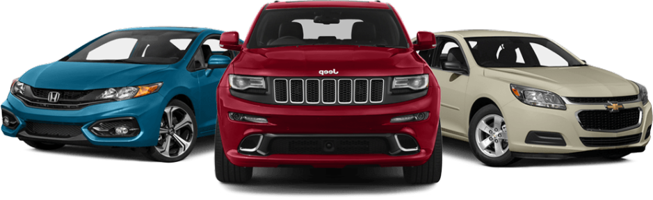 three cars